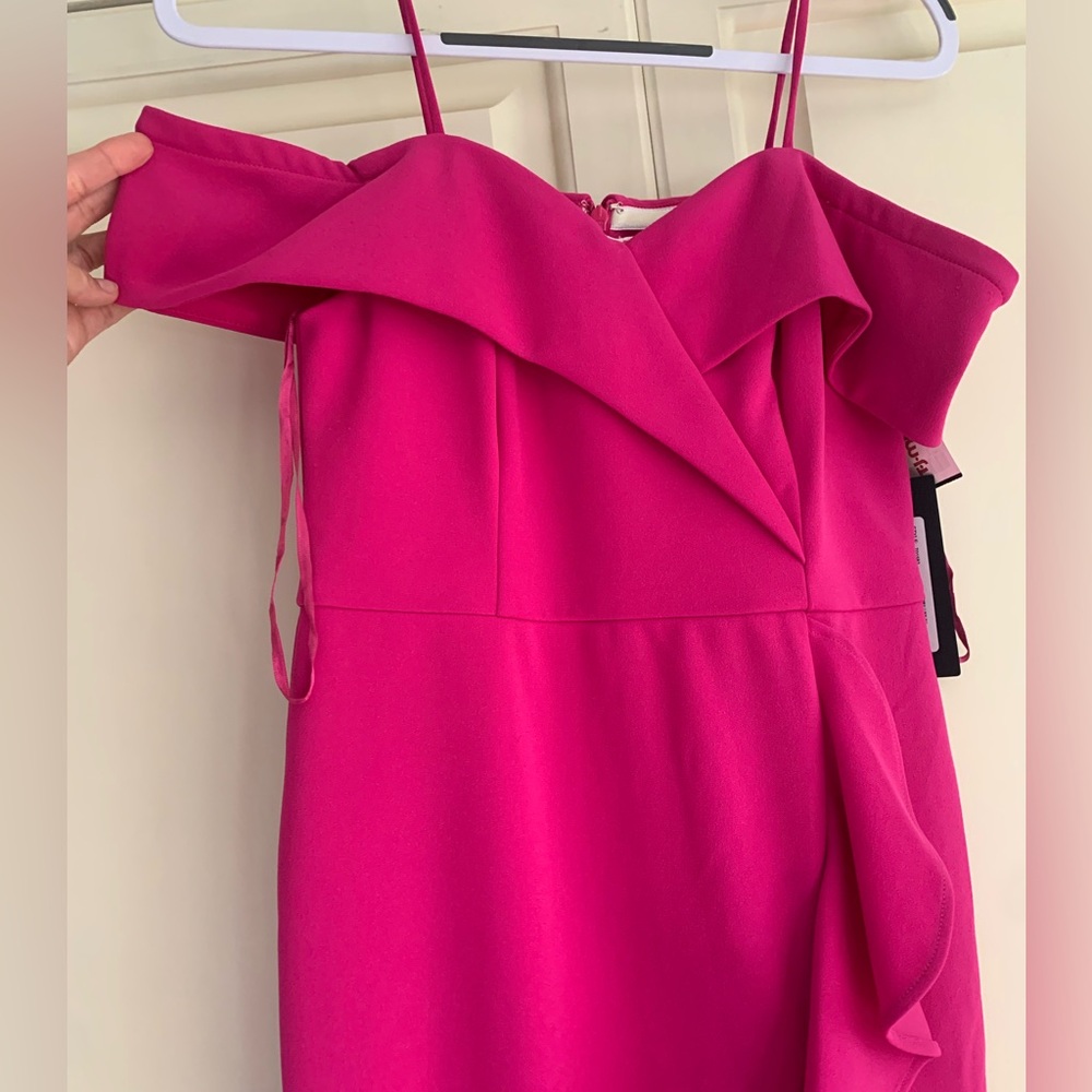 Bebe Ruffle Flounce Dress - Picture 4 of 8